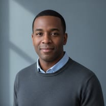 Portrait of Marcus Bell, Operations Director at Cascade Outdoor Supply